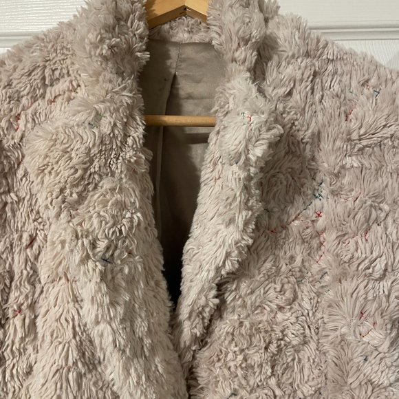 Women jacket medium size  cream /tan color - Picture 7 of 8